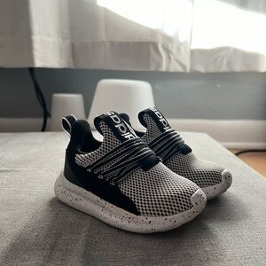 Adidas Kids Black and White Sneakers